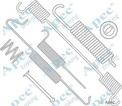 APEC BRAKING kit868 -  Комплектующие, тормозная колодка